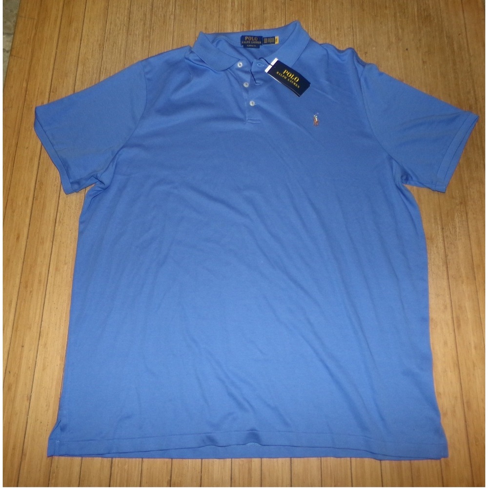 Polo Ralph Lauren Mens XXL Classic Fit Short Sleeve Polo Shirt Blue NWT